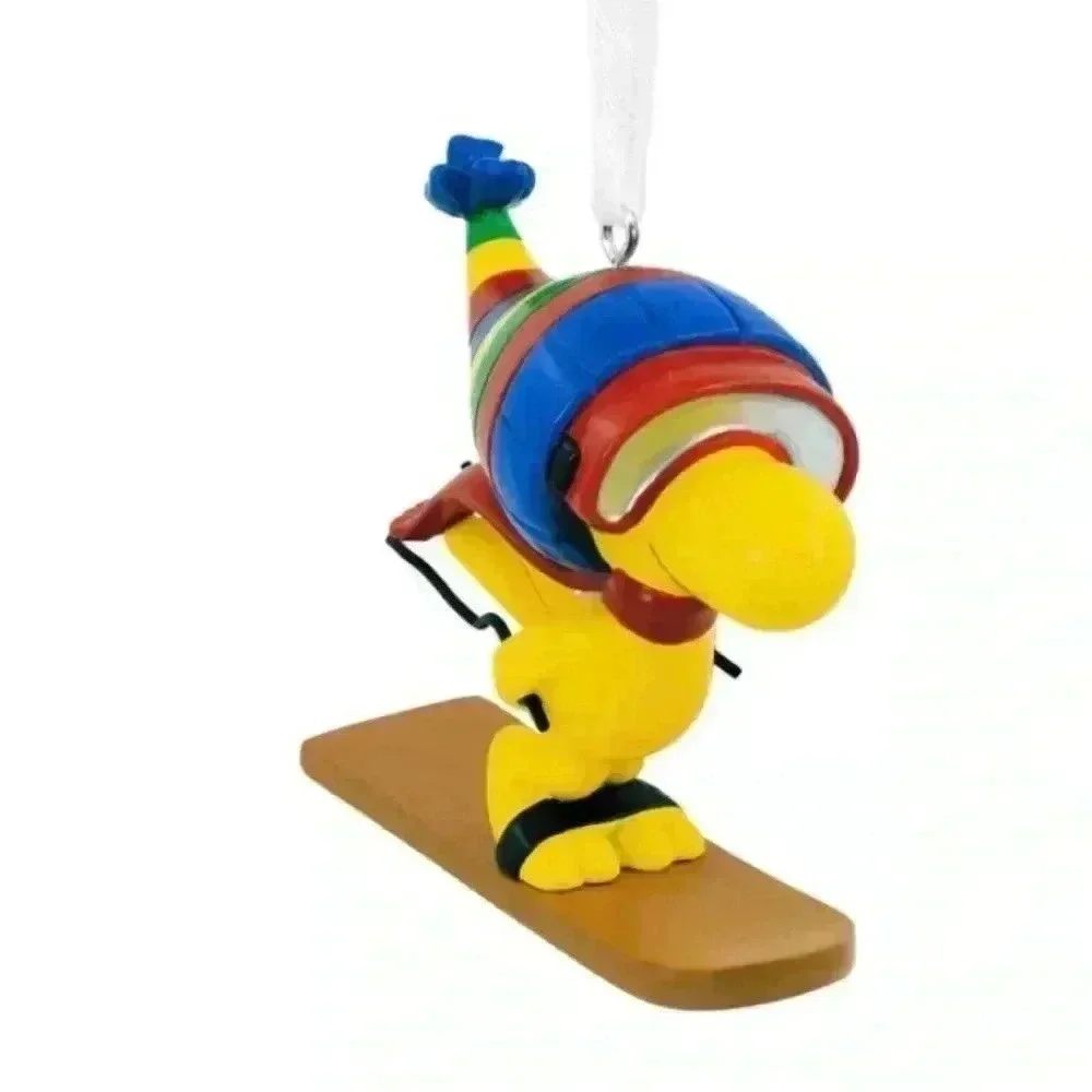 Hallmark 2022 NIB Peanuts Woodstock Ornament Skiing Woodstock Christmas 🎄